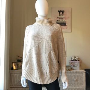 Angel of the North harvest moon poncho sweater S